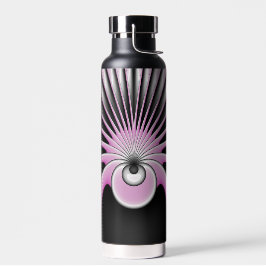 Modern Abstract Crazy Fractal Art Pattern Waterfles