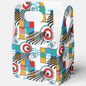 Modern abstract creatief multikleurig patroon bedankdoosjes (Open)