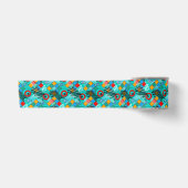 Modern abstract creatief multikleurig patroon satijnen lint (Voorkant)