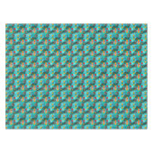 Modern abstract creatief multikleurig patroon tafelkleed (Voorkant (Horizontaal))