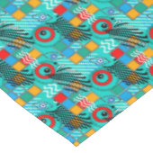 Modern abstract creatief multikleurig patroon tafelkleed (Gekanteld)