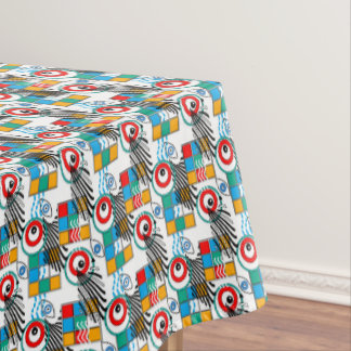 Modern abstract creatief multikleurig patroon tafelkleed
