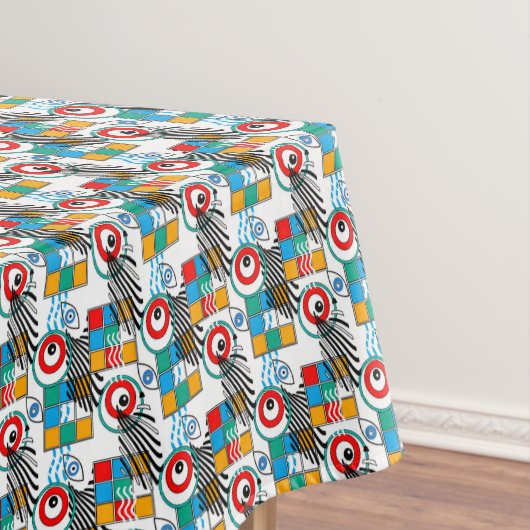 Modern abstract creatief multikleurig patroon tafelkleed (Voorbeeld)