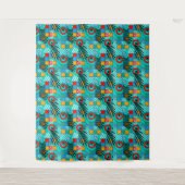 Modern abstract creatief multikleurig patroon wandkleed (Voorkant)