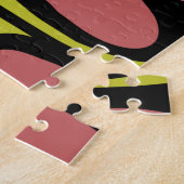 Modern Abstract Cubisme Kunst gepersonaliseerd Legpuzzel (Zijkant)