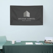 Modern Abstract Custom Home Logo Realtor Spandoek (Beurs)