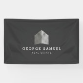Modern Abstract Custom Home Logo Realtor Spandoek (Horizontaal)