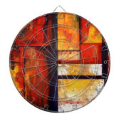 Modern Abstract Dartbord (Voorkant)