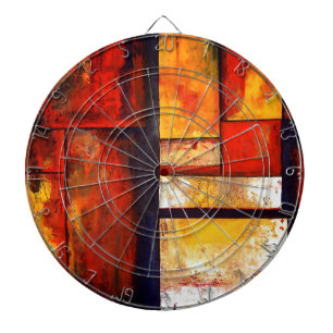 Modern Abstract Dartbord