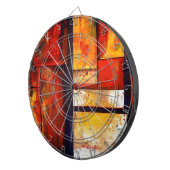 Modern Abstract Dartbord (Voorkant Rechts)