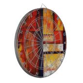 Modern Abstract Dartbord (Voorkant Links)