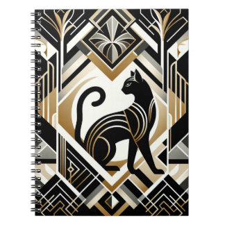 Modern Abstract Decoratief Cat Notitieboek