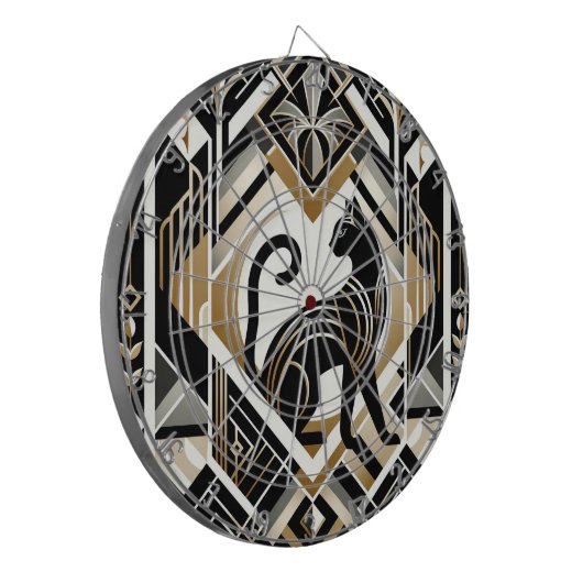 Modern Abstract decoratief kattendartbord Dartbord (Voorkant Links)