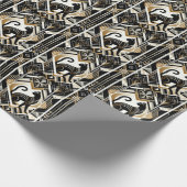 Modern Abstract decoratief kattenwikkelpapier Cadeaupapier (Hoek)