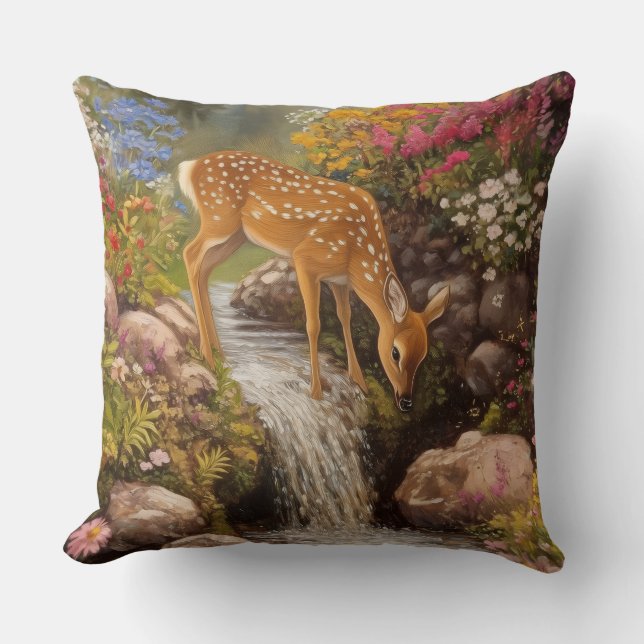 Modern Abstract Decorative Throw Pillow – Stylish  Kussen (Voorkant)