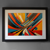 Modern Abstract Design Futurisme 3:2 Poster