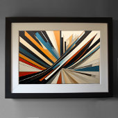 Modern Abstract Design Futurisme 3:2 Poster