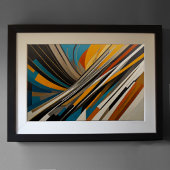 Modern Abstract Design Futurisme 3:2 Poster