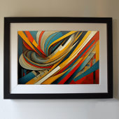 Modern Abstract Design Futurisme 3:2 Poster