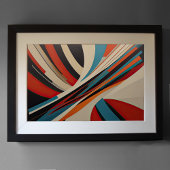 Modern Abstract Design Futurisme 3:2 Poster