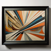 Modern Abstract Design Futurisme 4:3 Poster