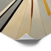 Modern Abstract Design Futurisme 4:5 Poster (Hoek)