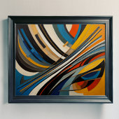 Modern Abstract Design Futurisme 4:5 Poster