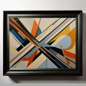 Modern Abstract Design Futurisme 4:5 Poster