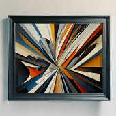 Modern Abstract Design Futurisme 4:5 Poster