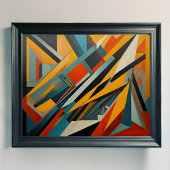 Modern Abstract Design Futurisme 4:5 Poster