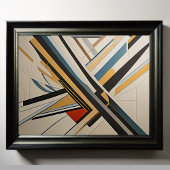 Modern Abstract Design Futurisme 4:5 Poster