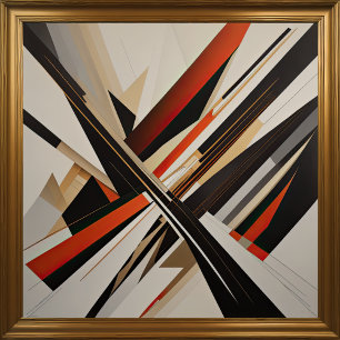 Modern Abstract Design Futurisme III Poster