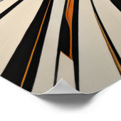 Modern Abstract Design Futurisme IV Poster (Hoek)