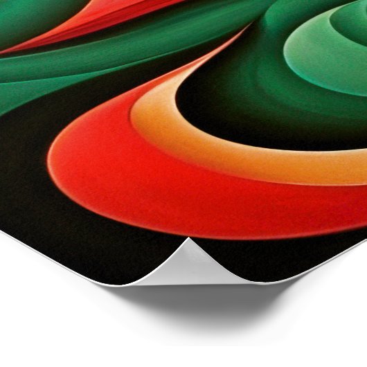 Modern Abstract Design Kubisme Surrealisme 4:5 Poster (Hoek)