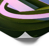 Modern Abstract Design Kubisme Surrealisme 4:5 Poster (Hoek)