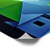 Modern Abstract Design Kubisme Surrealisme 4:5 Poster (Hoek)