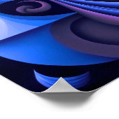 Modern Abstract Design Kubisme Surrealisme 4:5 Poster (Hoek)