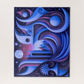 Modern Abstract Design Kubisme Surrealisme Legpuzzel (Verticaal)
