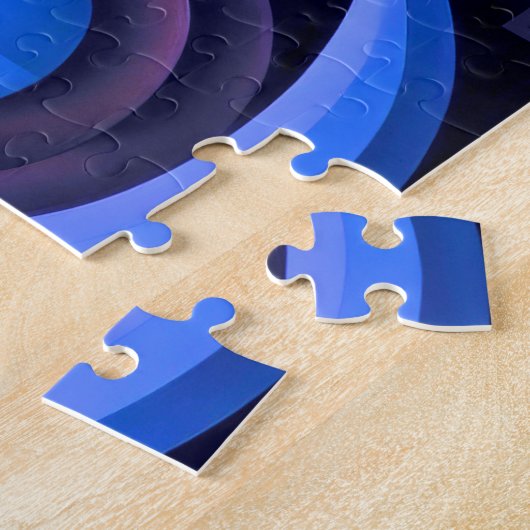 Modern Abstract Design Kubisme Surrealisme Legpuzzel (Zijkant)