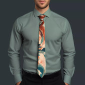 Modern Abstract Design Stropdas met Veelkleurige P