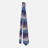 Modern abstract digitaal patroonontwerp 1231 stropdas (Achterkant)