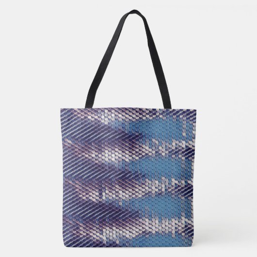 Modern abstract digitaal patroonontwerp 1231 tote bag (Voorkant)