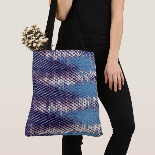 Modern abstract digitaal patroonontwerp 1231 tote bag (Dichtbij)