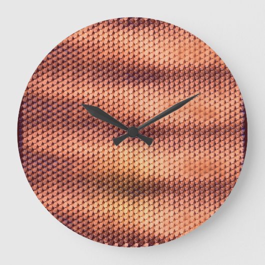 Modern abstract digitaal patroonontwerp 1232 grote klok (Voorkant)