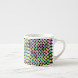 Modern abstract digitaal patroonontwerp 1233 espresso kop