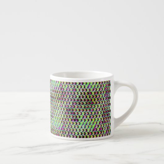 Modern abstract digitaal patroonontwerp 1233 espresso kop (Rechts)