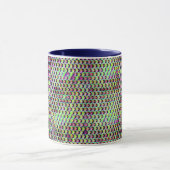 Modern abstract digitaal patroonontwerp 1233 mok (Midden)