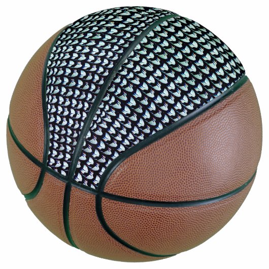 Modern abstract digitaal patroonontwerp 1236 basketbal (Schuin)