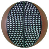 Modern abstract digitaal patroonontwerp 1236 basketbal (Verticaal)