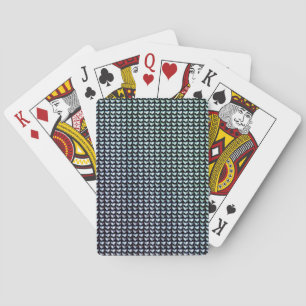 Modern abstract digitaal patroonontwerp 1236 pokerkaarten